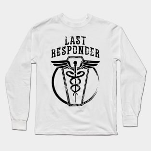 Last Responder BW Vintage Long Sleeve T-Shirt